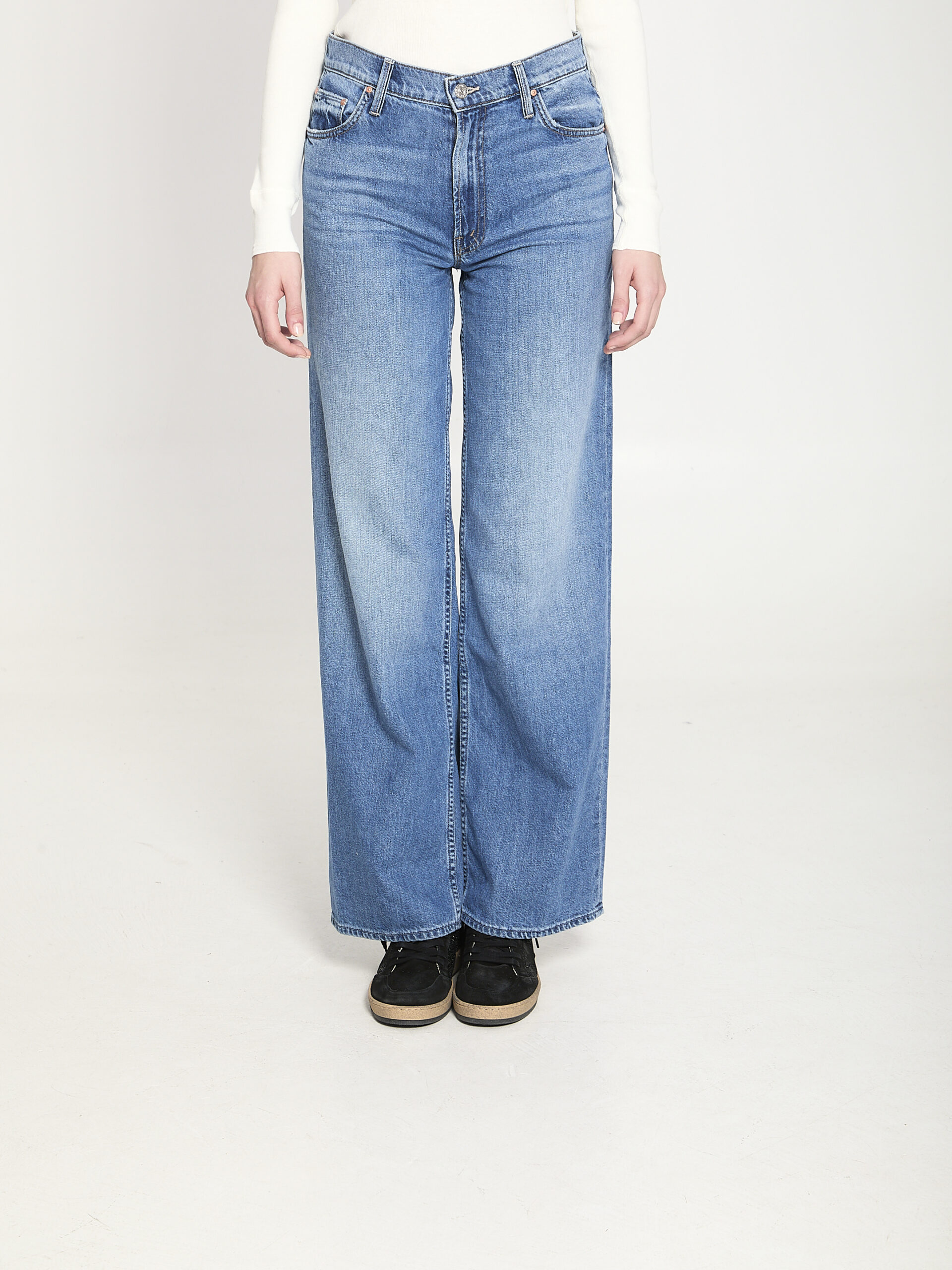 Mother The Rerun Zip Sneak jeans