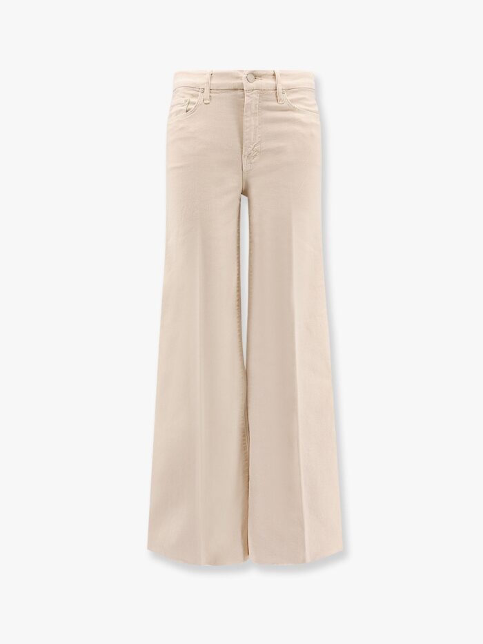 MOTHER The Roller Fray Stretch Cotton Trouser