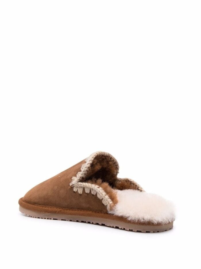 MOU Suede Slipper Eskimo Stitch