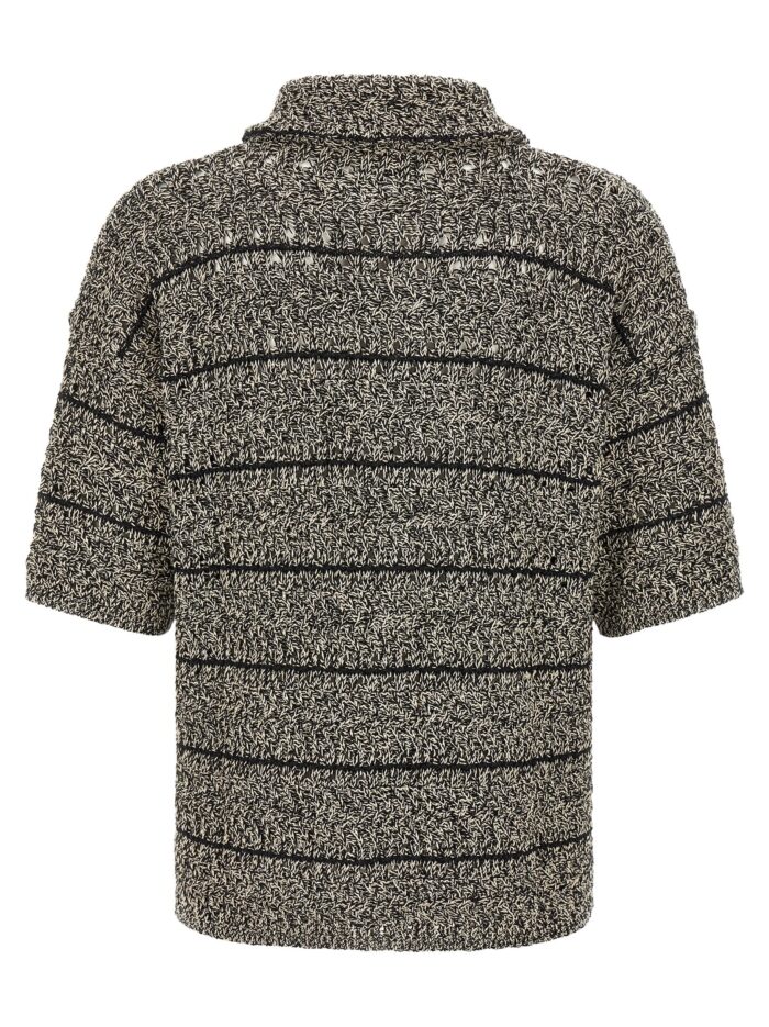 ROBERTO COLLINA Mouliné Insert Cardigan