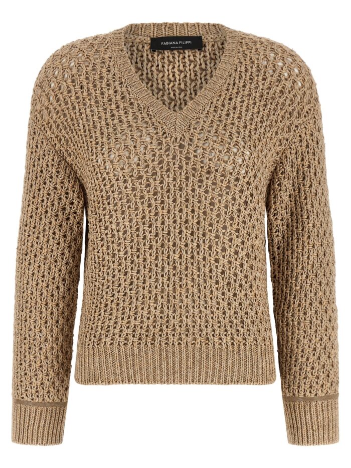 fabiana filippi mouliné yarn sweater Fabiana Filippi Mouliné Yarn Sweater