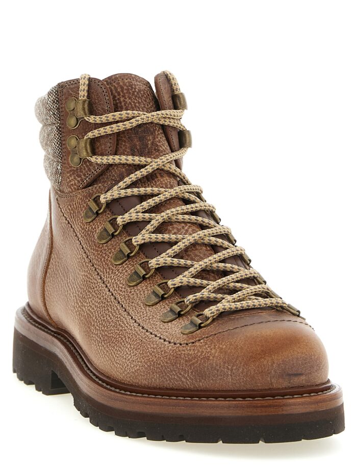 Brunello Cucinelli 'Mountain Boot' Lace-up Ankle Boots