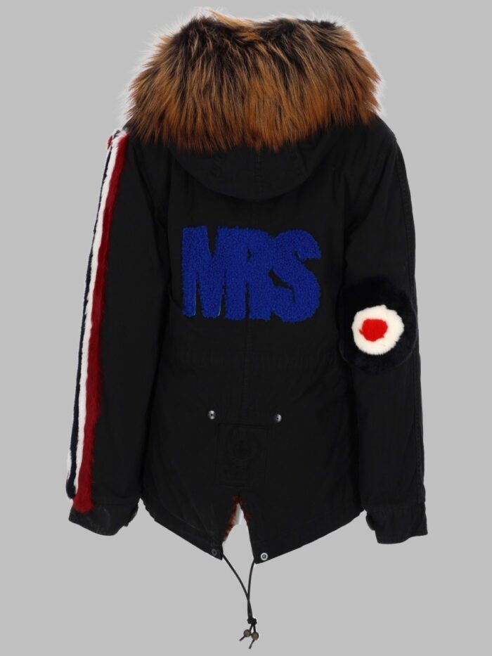 MR & MRS ITALY Fur Patches Parka