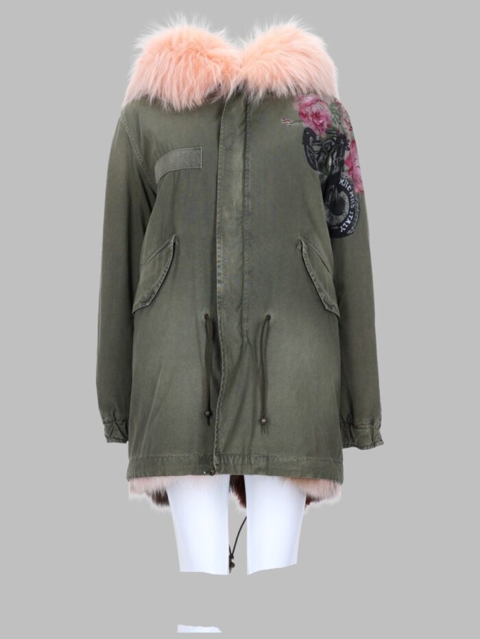 MR & MRS ITALY PARKA "ARMY" IN COTONE