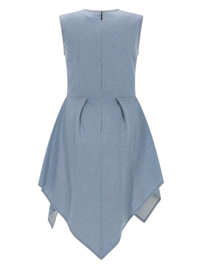 Msgm ABITO IN DENIM CON GONNA ASIMMETRICA