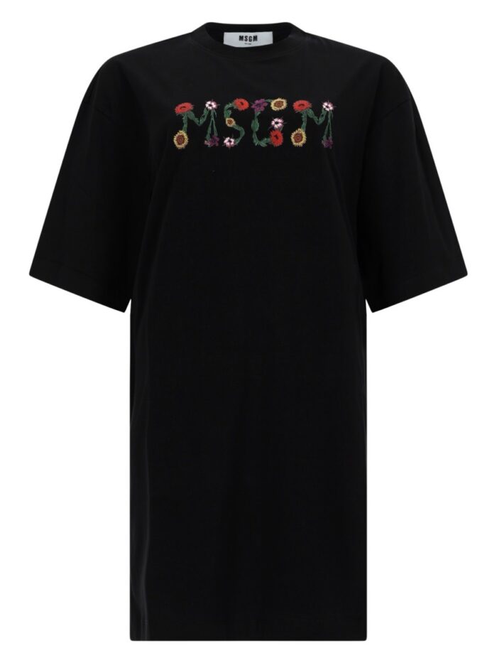 Msgm ABITO T-SHIRT CON LOGO