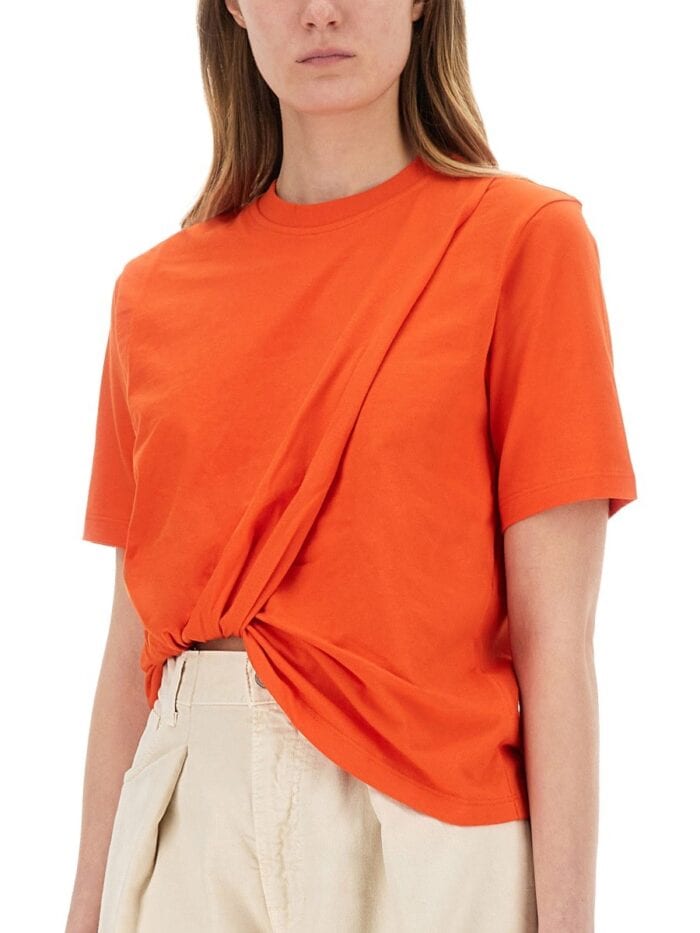 Msgm ASYMMETRICAL T-SHIRT