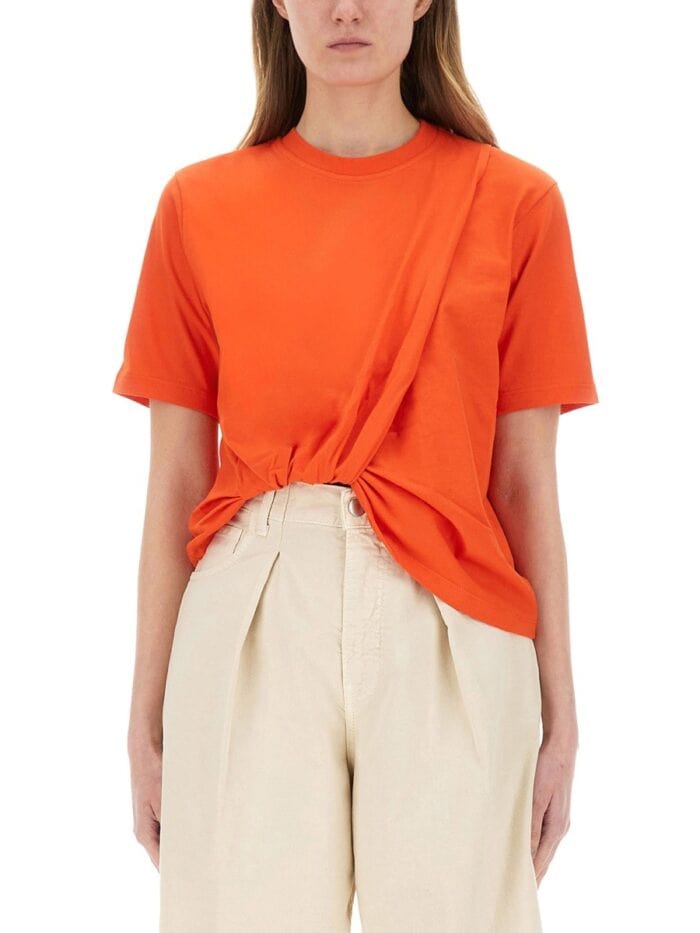 Msgm ASYMMETRICAL T-SHIRT