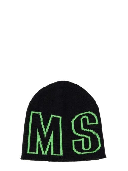 Msgm BEANIE HAT WITH LOGO