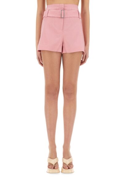 Msgm BELTED SHORTS