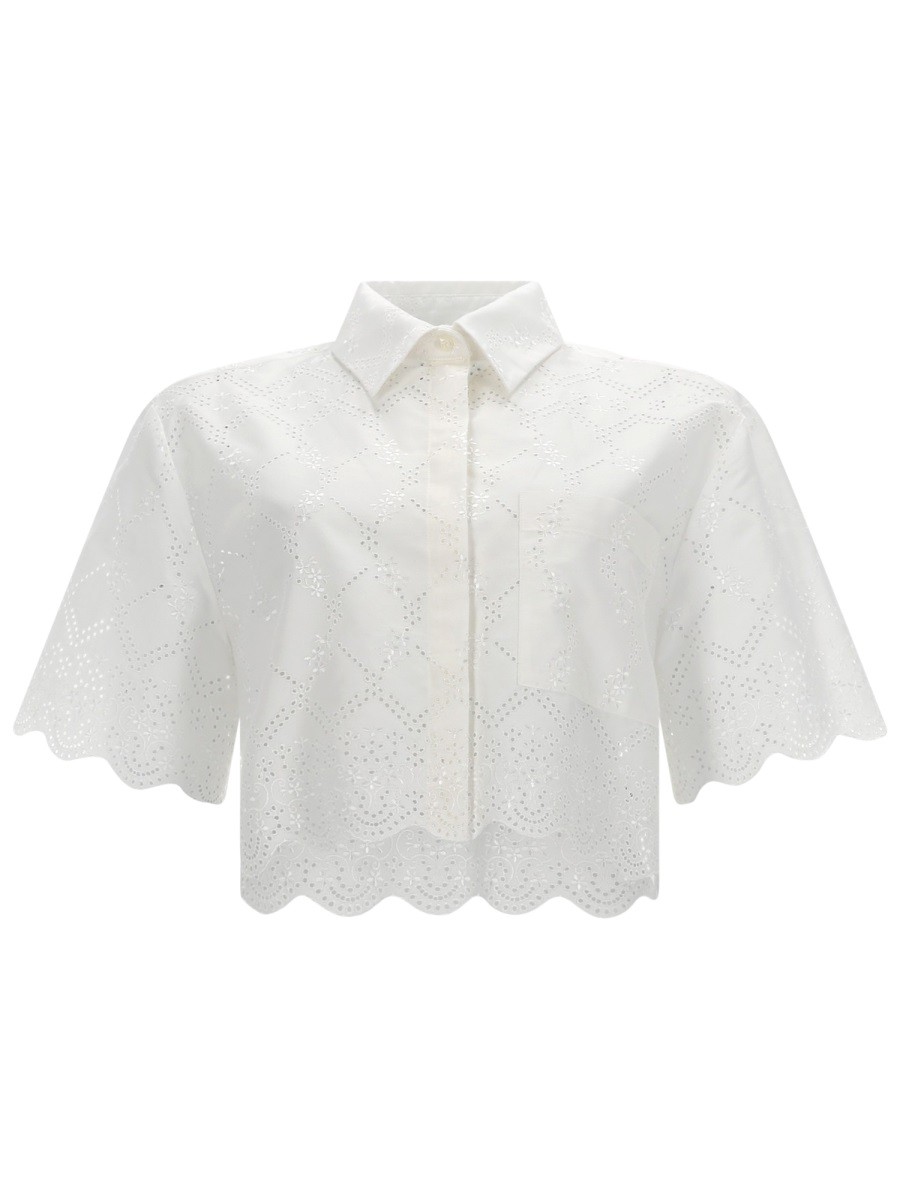 Msgm CAMICIA CON MOTIVO TRAFORATO