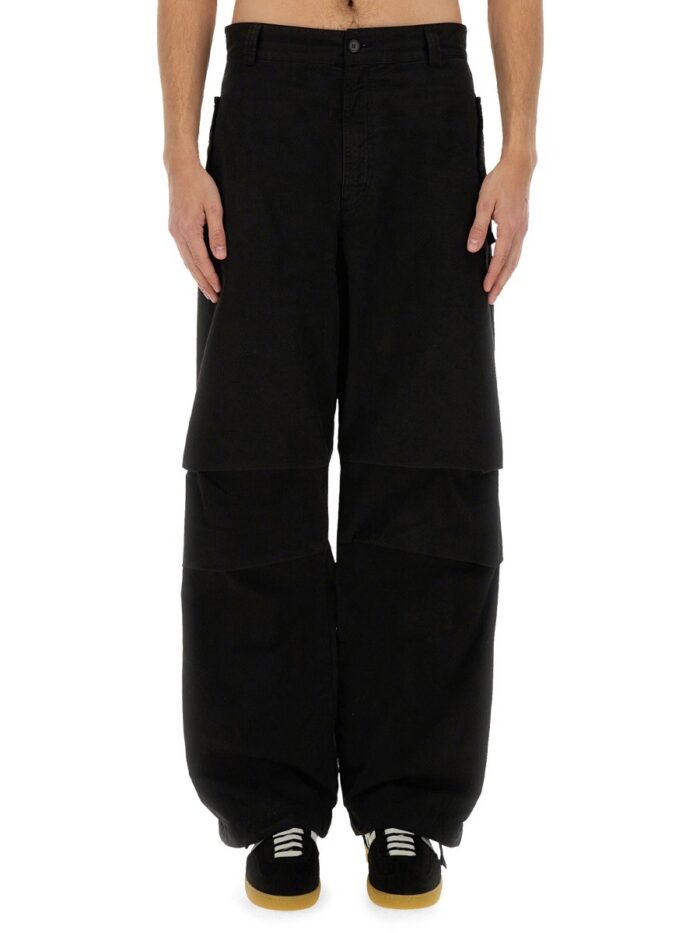 Msgm CANVAS CARGO PANTS "PARACHUTE"