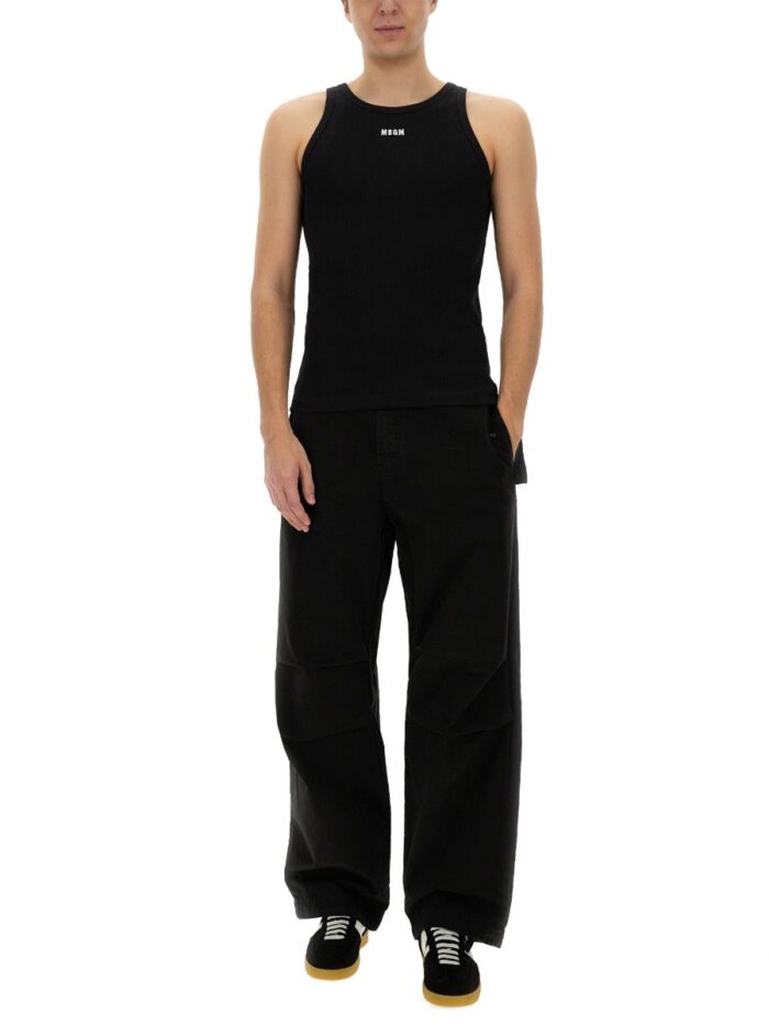 Msgm COTTON TANK TOP