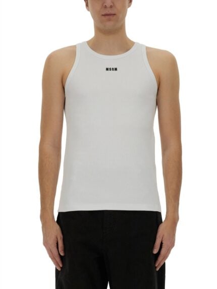 Msgm COTTON TANK TOP