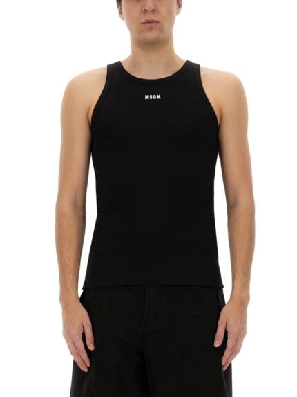 Msgm COTTON TANK TOP