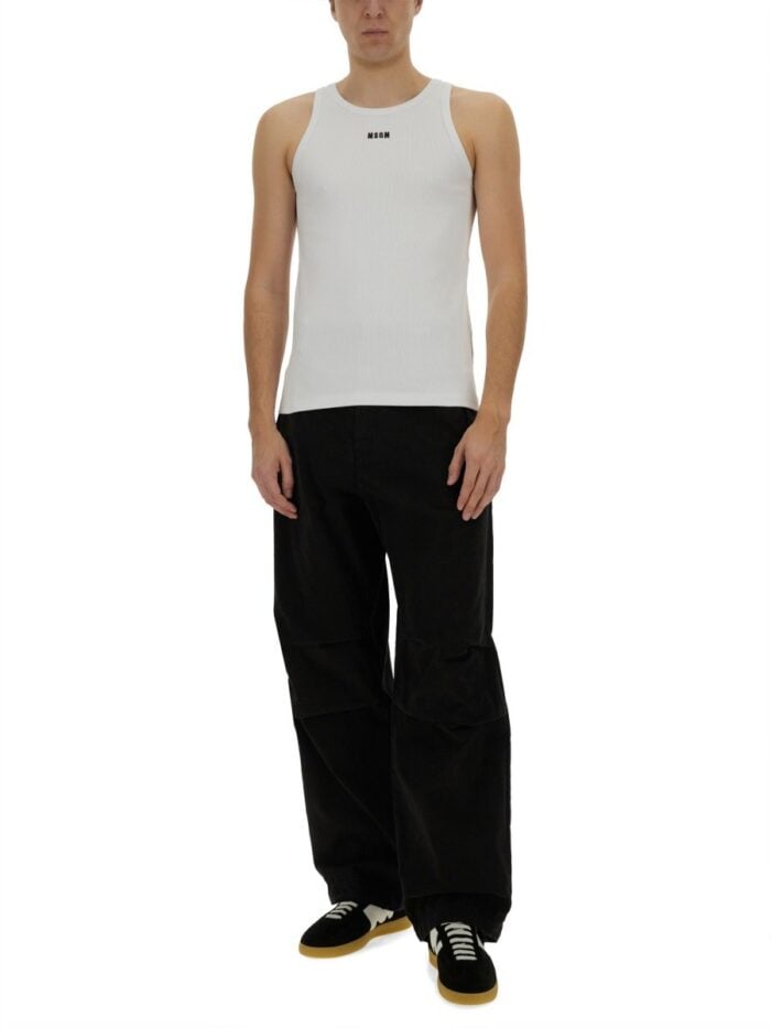 Msgm COTTON TANK TOP