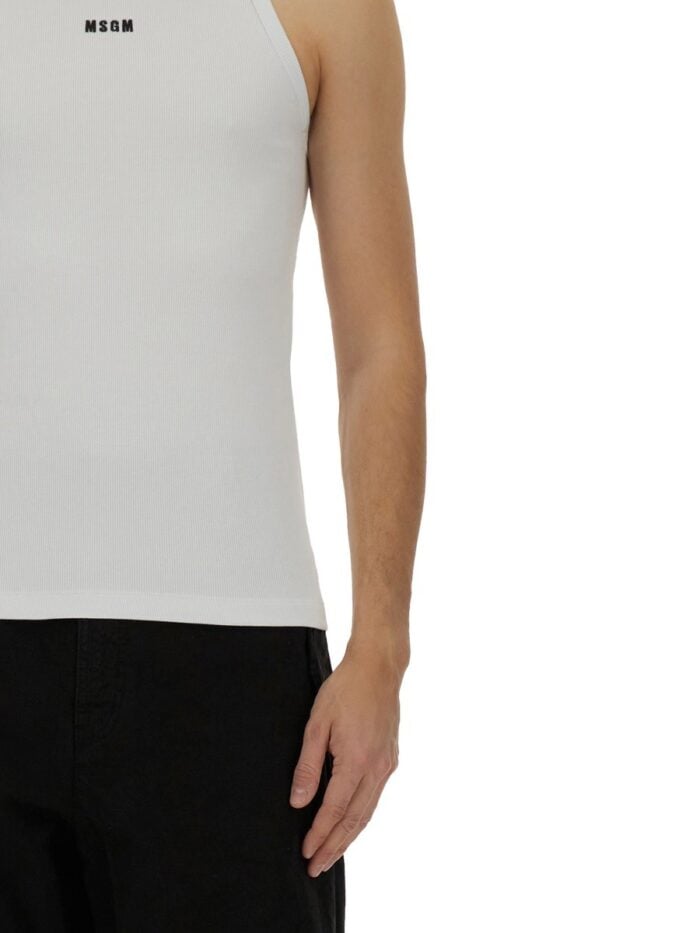 Msgm COTTON TANK TOP
