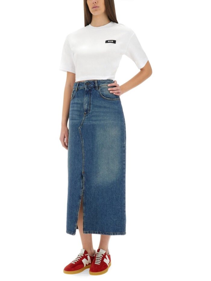 Msgm CROPPED T-SHIRT