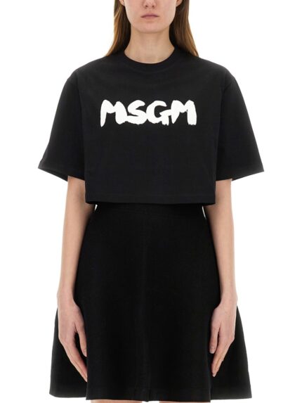 Msgm CROPPED T-SHIRT