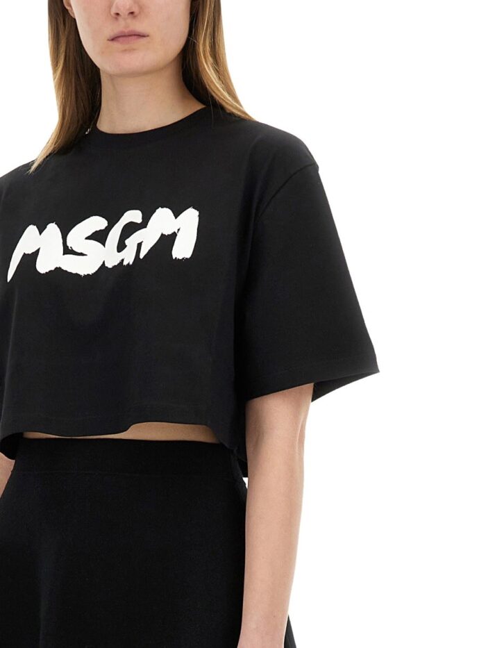 Msgm CROPPED T-SHIRT