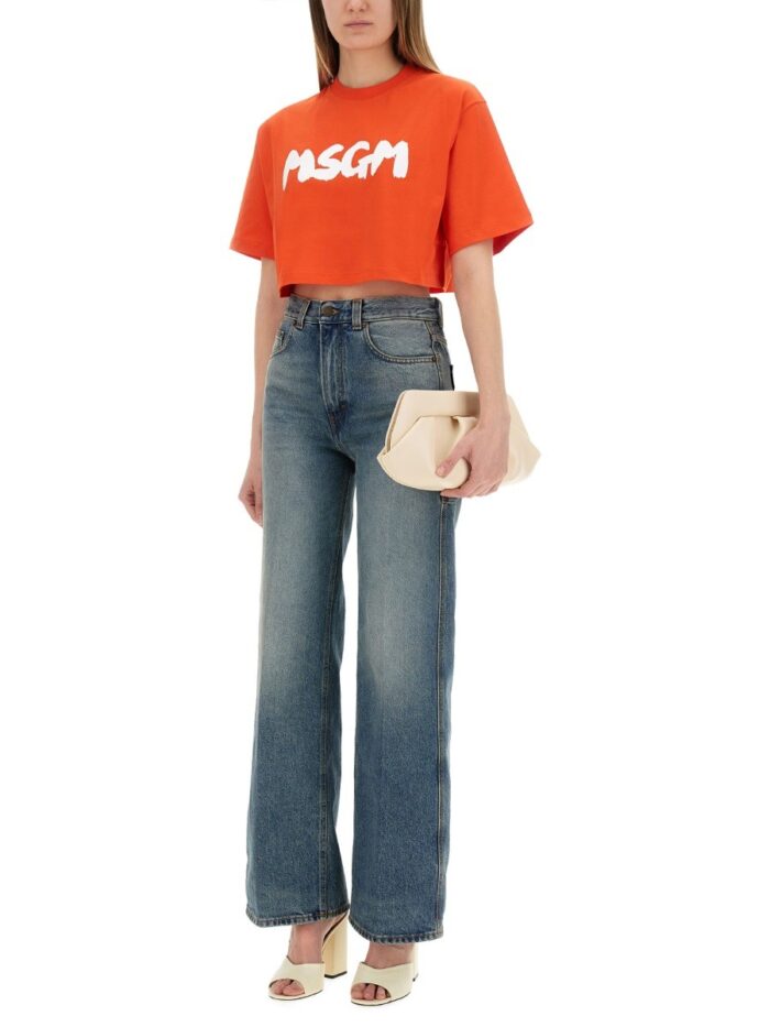 Msgm CROPPED T-SHIRT