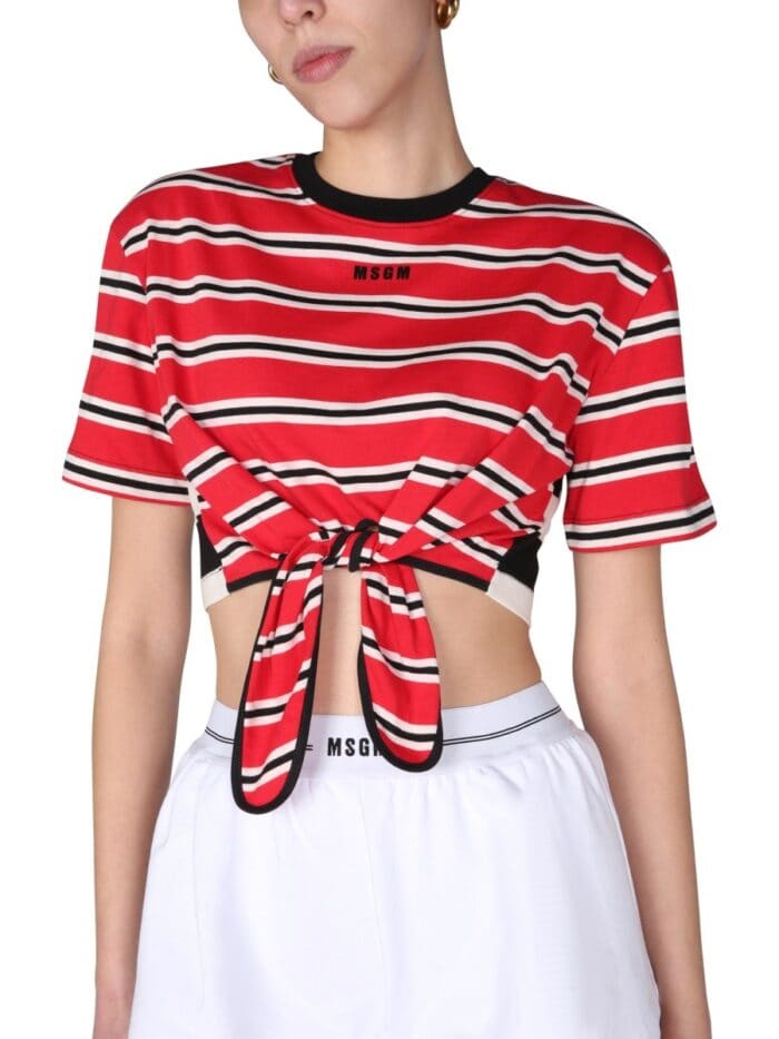 Msgm CROPPED T-SHIRT