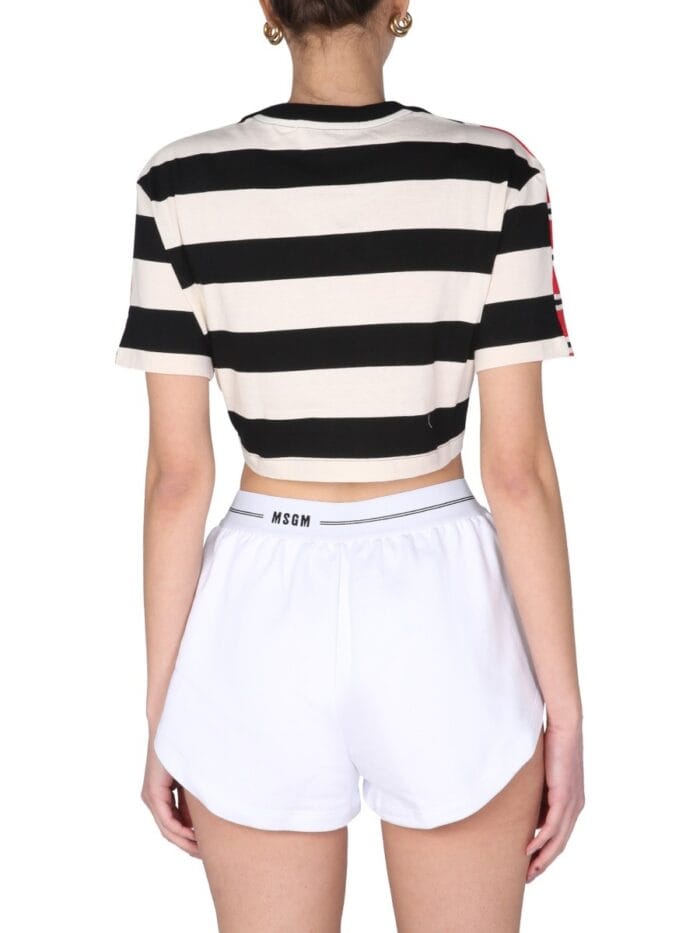 Msgm CROPPED T-SHIRT