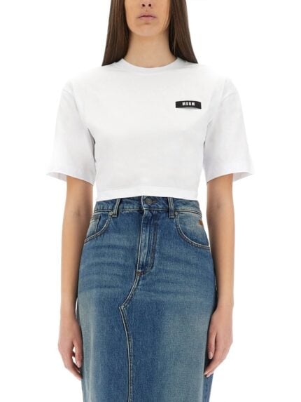 Msgm CROPPED T-SHIRT