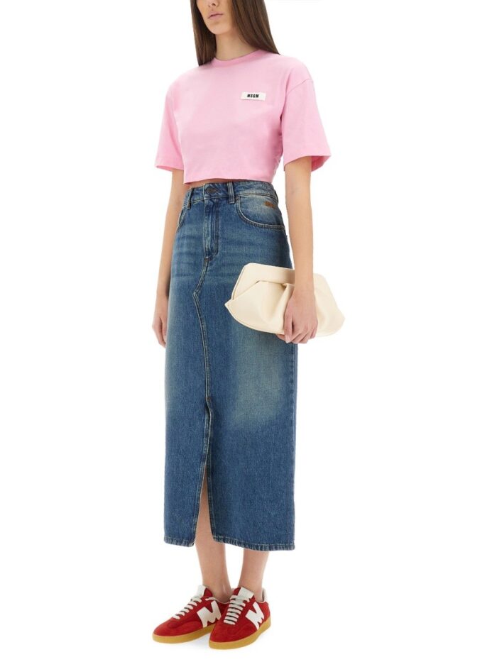 Msgm CROPPED T-SHIRT