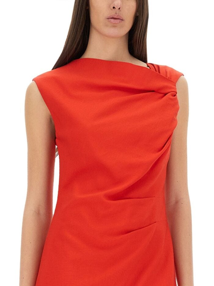 Msgm DRESS WITH DRAPE