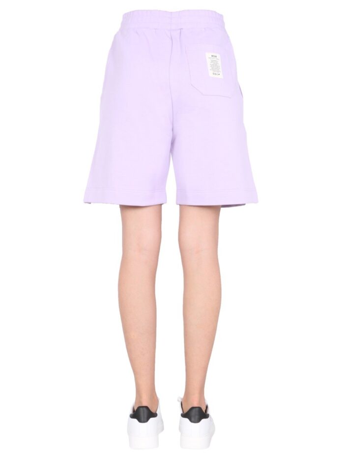 Msgm "FANTASTIC GREEN" BERMUDA