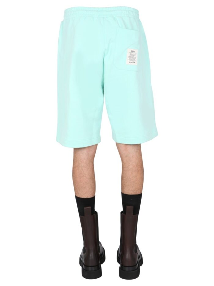 Msgm FANTASTIC GREEN BERMUDA