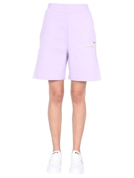 Msgm "FANTASTIC GREEN" BERMUDA