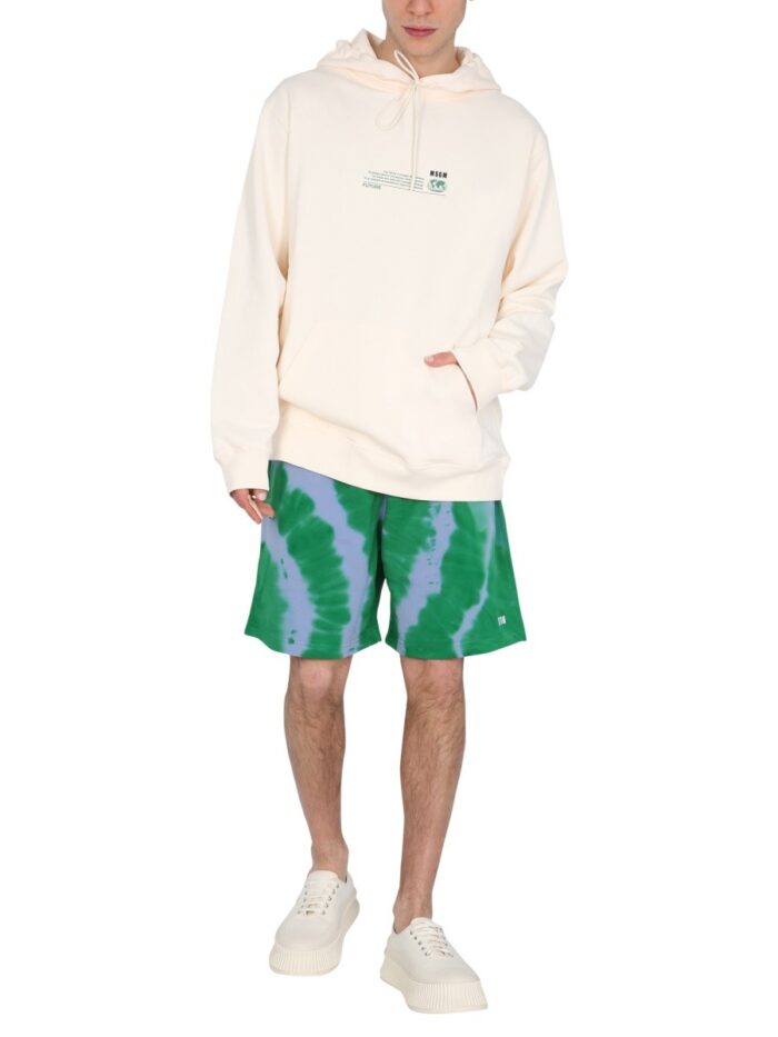 Msgm FANTASTIC GREEN SWEATSHIRT