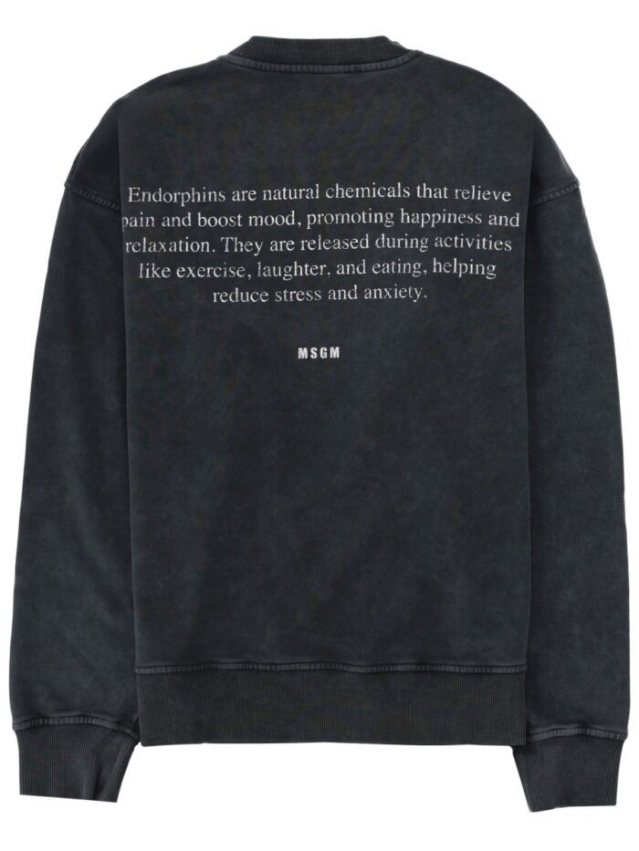 Msgm FELPA CON STAMPA