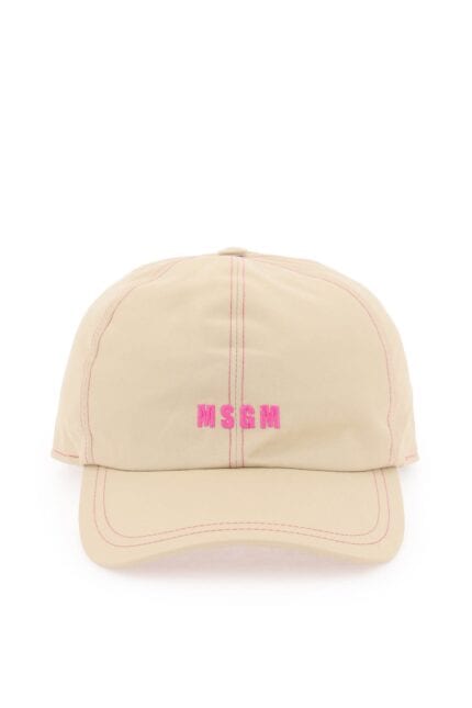 Msgm Fluo Logo Baseball Cap