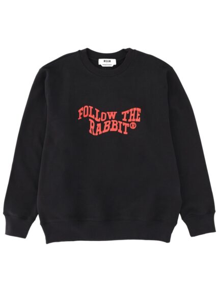 Msgm "FOLLOW THE RABBIT" SWEATSHIRT