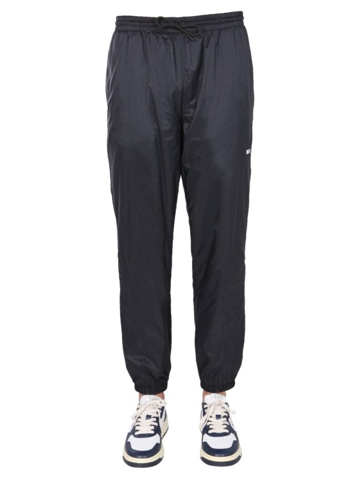 Msgm NYLON JOGGING PANTS