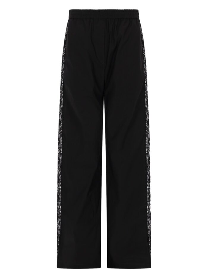 Msgm PANTALONE DRITTO CON DETTAGLI IN PIZZO