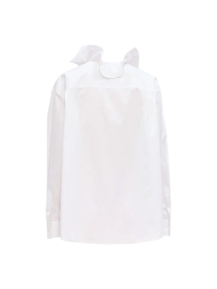 Msgm SHIRT WITH "RUFFLE" DETAIL