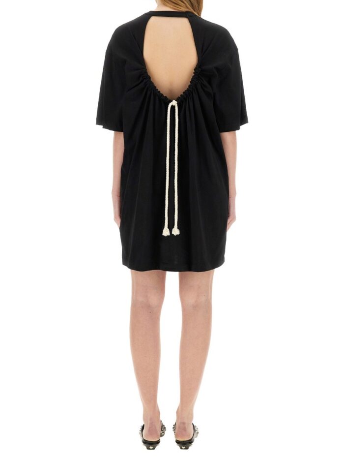 Msgm SHORT DRESS WITH LOGO