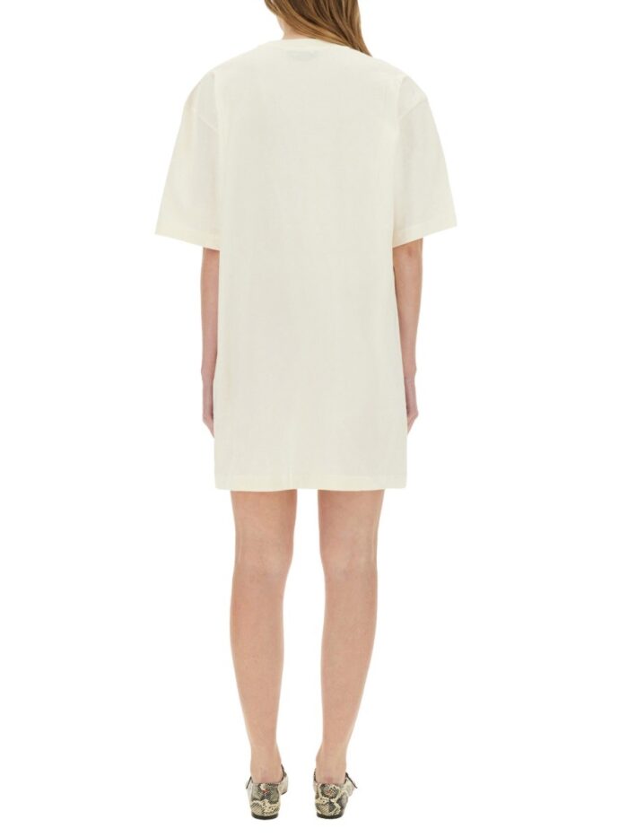 Msgm SHORT DRESS WITH LOGO