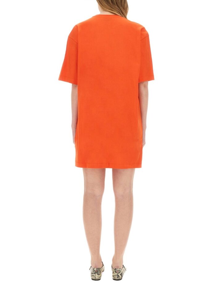 Msgm SHORT DRESS WITH LOGO