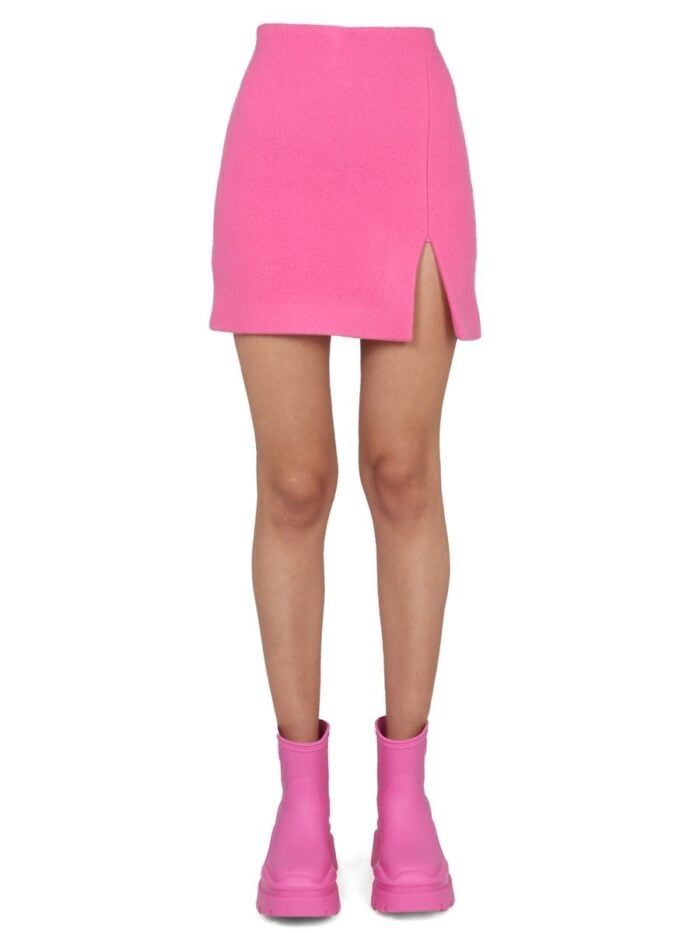 Msgm SHORT SKIRT WITH SLIT