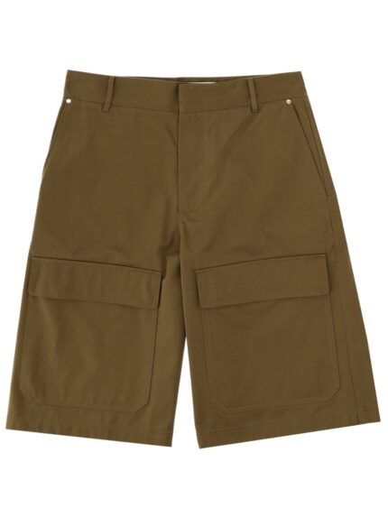 Msgm SHORTS IN COTONE CON PATCH LOGO