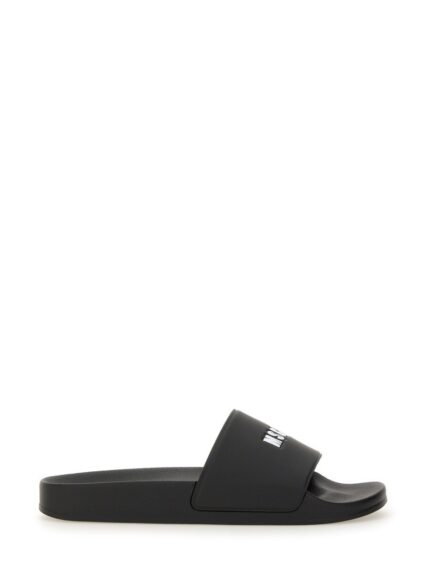Msgm SLIDE SANDAL WITH LOGO