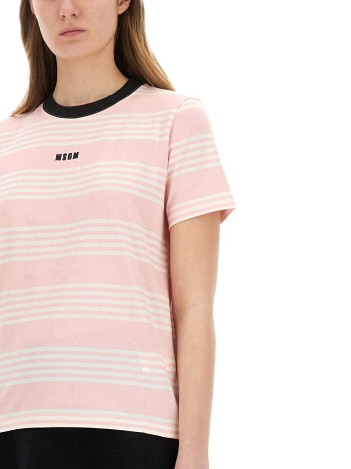 Msgm STRIPED T-SHIRT