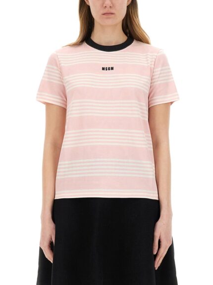 Msgm STRIPED T-SHIRT