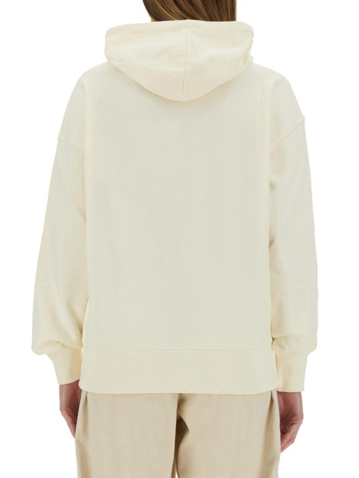 Msgm SWEATSHIRT WITH BRUSHED LOGO