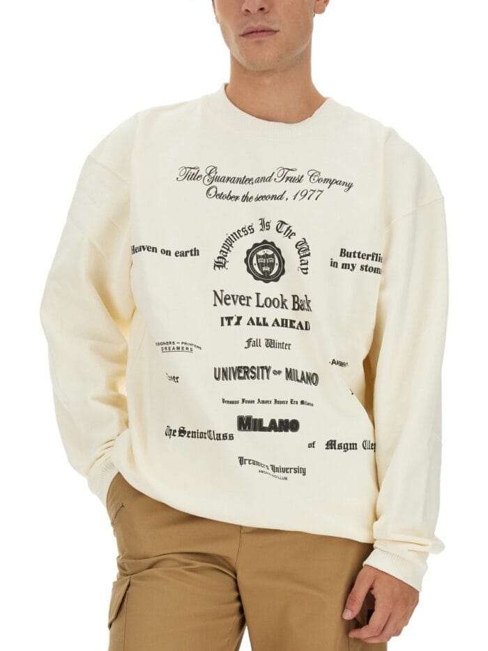 Msgm SWEATSHIRT WITH LOGO